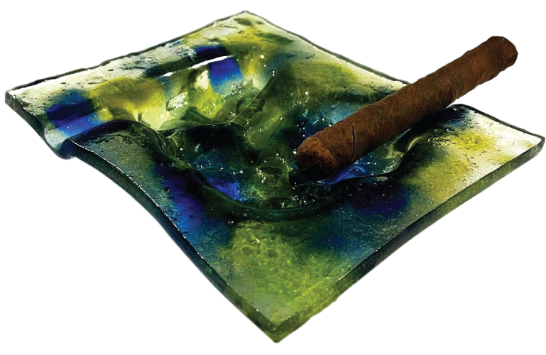 Glass ashtrays